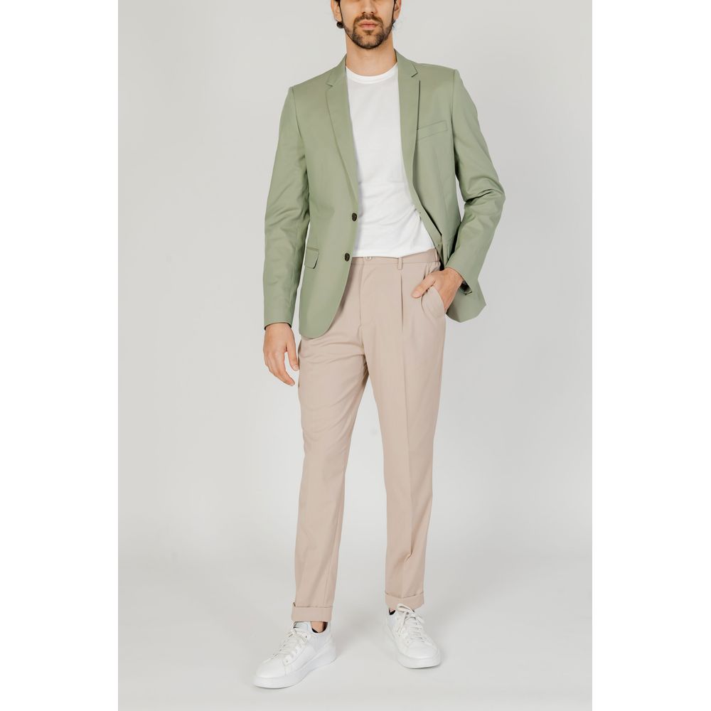 Antony Morato Green Cotton Blazer